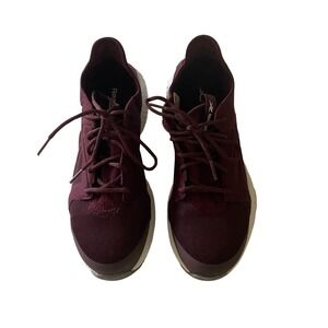 Reebok Work Safety Shoes Burgundy Athletic Composite Toe Size 9.5